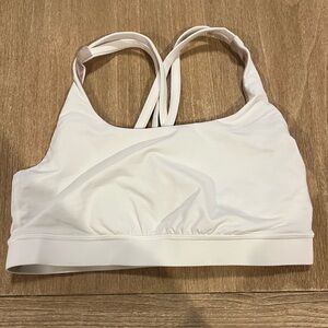 Lululemon energy bra white size 6